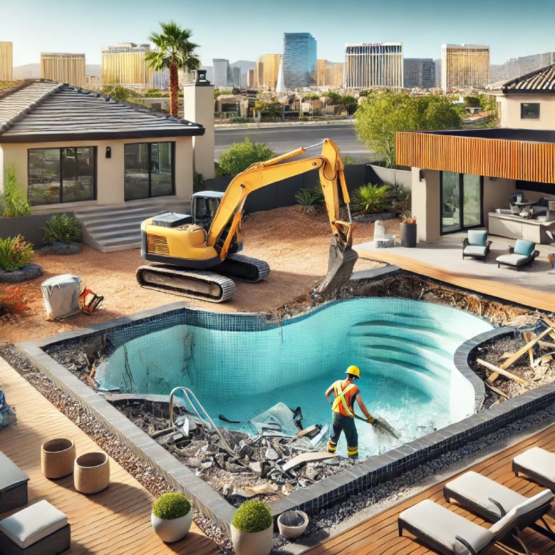 Pool Removal Las Vegas