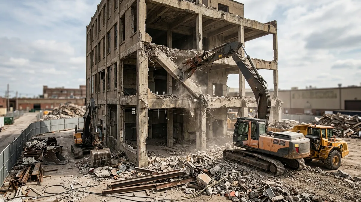 cost to demolish a commercial building