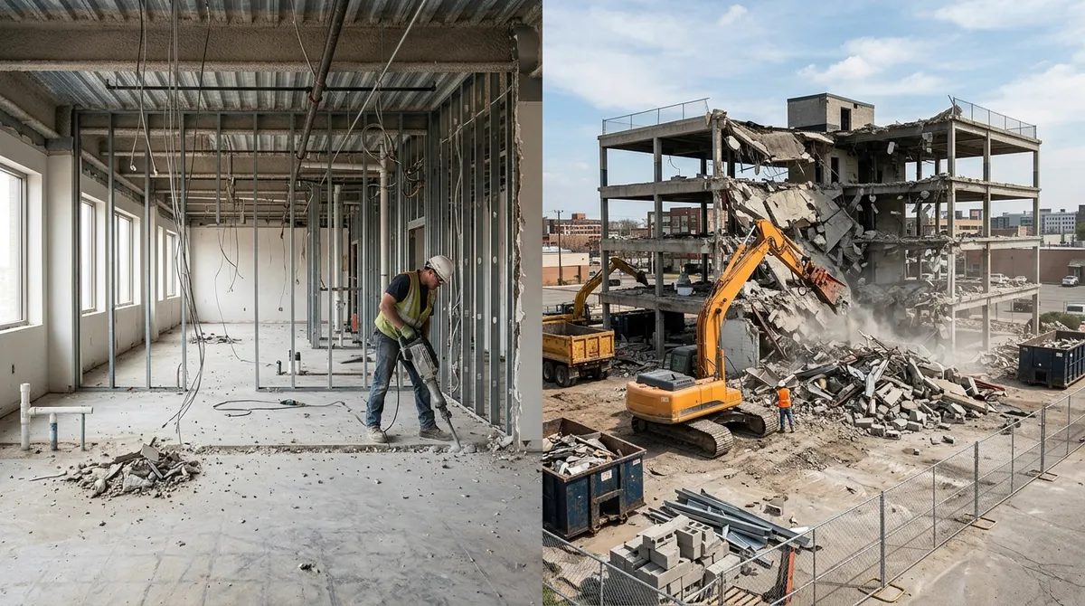 cost to demolish a commercial building