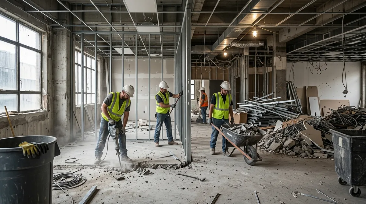 interior commercial demolition