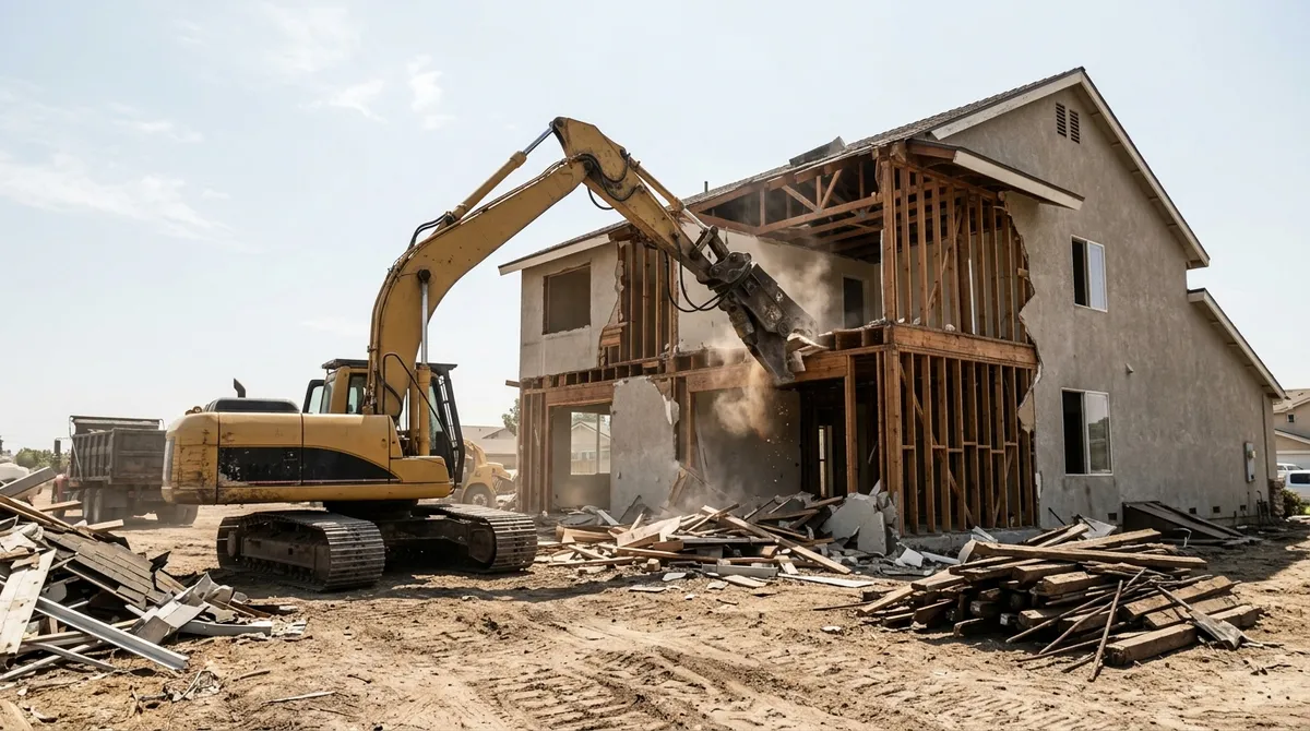what is the cost to tear down a house