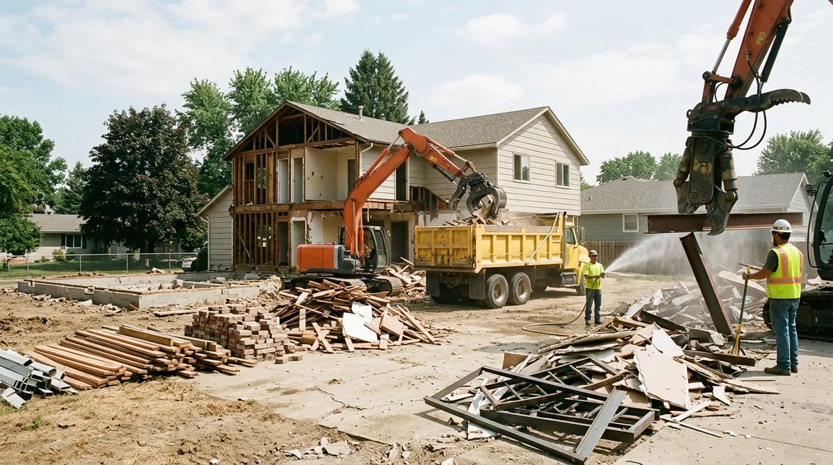 what is the cost to tear down a house