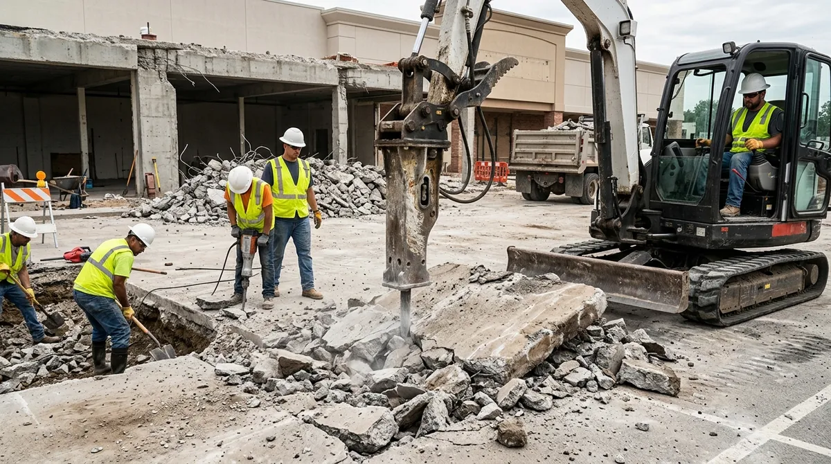 commercial concrete removal