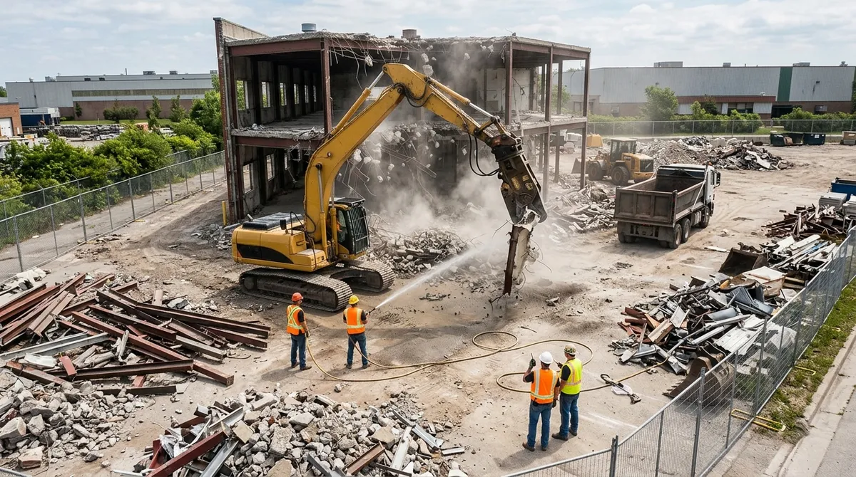 hauling and demolition services
