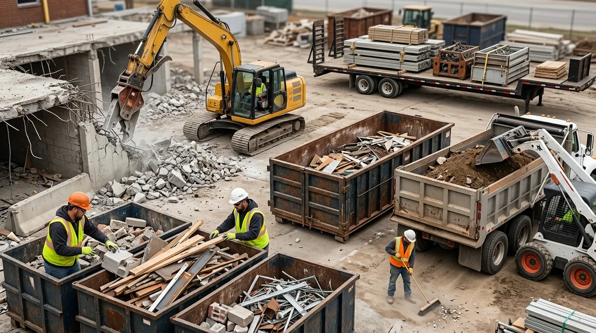 hauling and demolition services