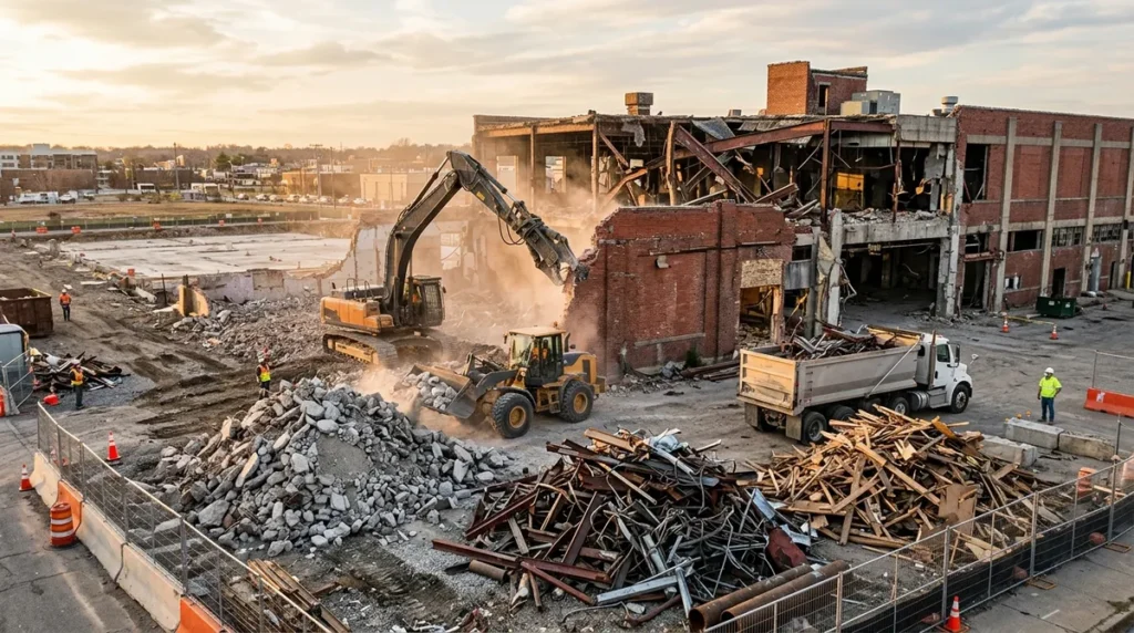What Do Hauling and Demolition Services Actually Include?
