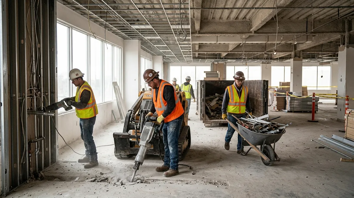 commercial interior demolition contractors