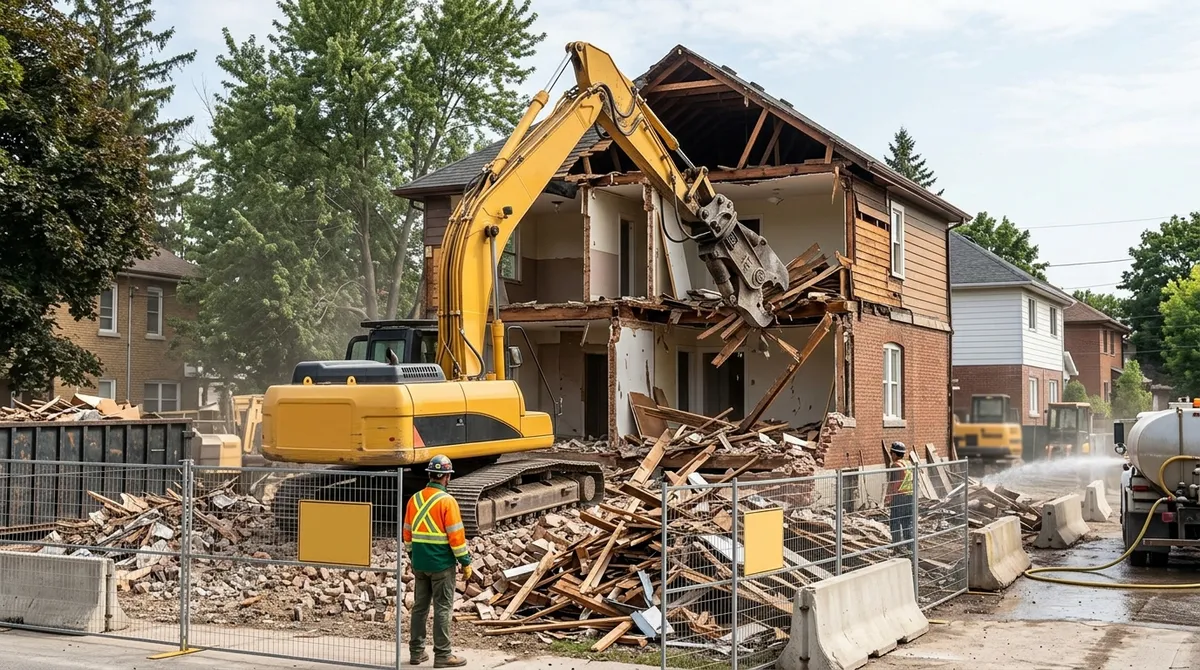 what is the best way to demolish a house