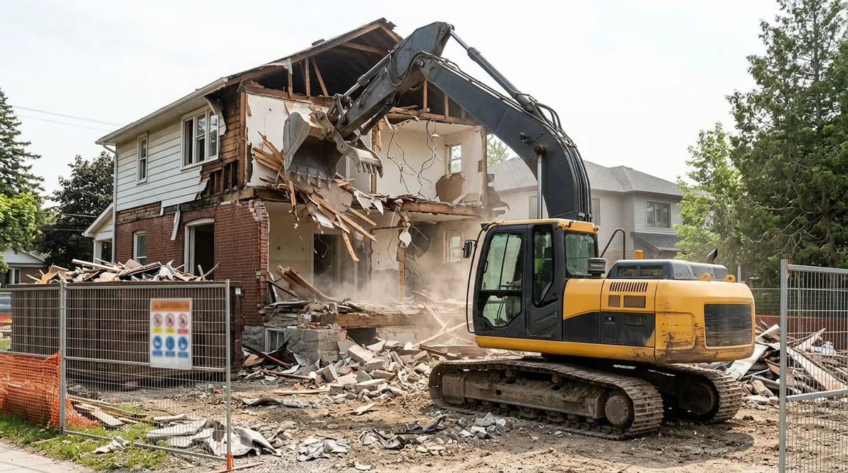 what is the best way to demolish a house