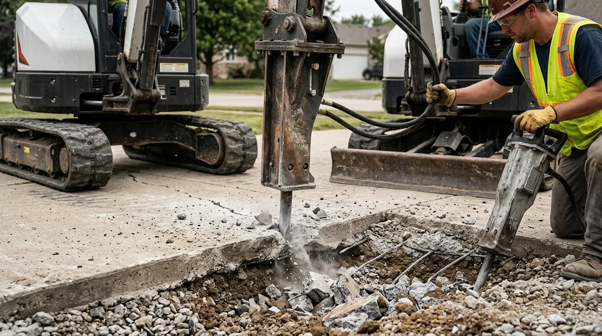 residential concrete removal