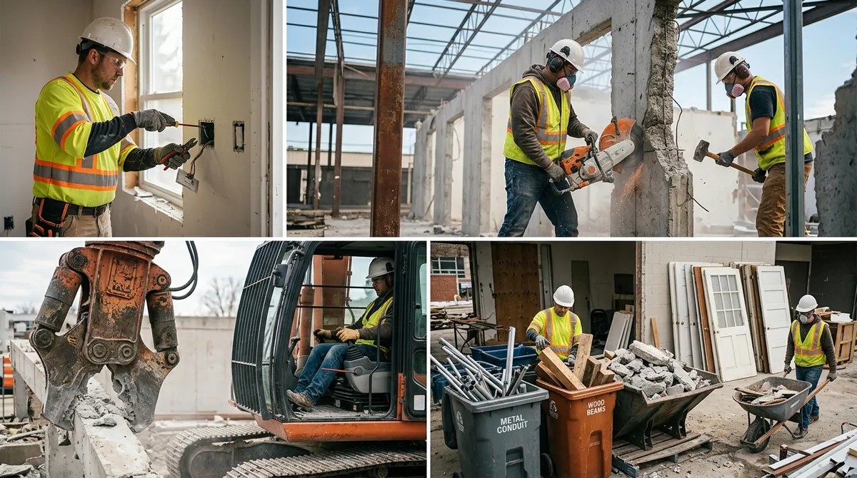 what does a demolition worker do