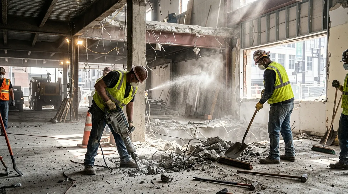 what do demolition workers do