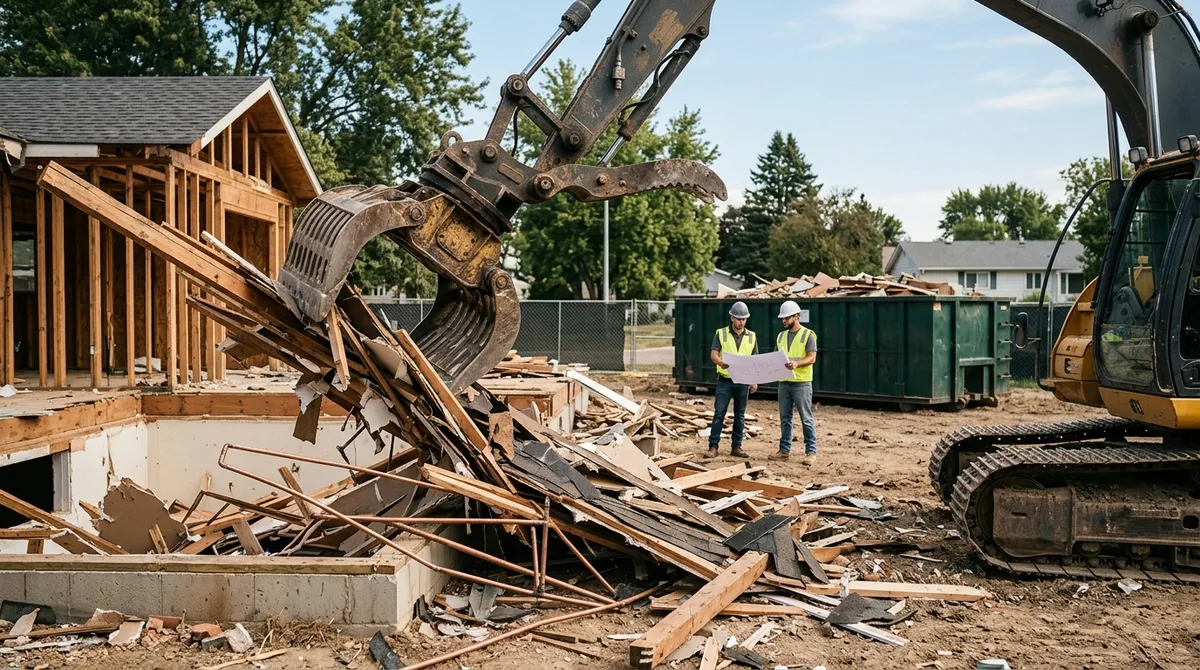 what does it cost to tear down a house
