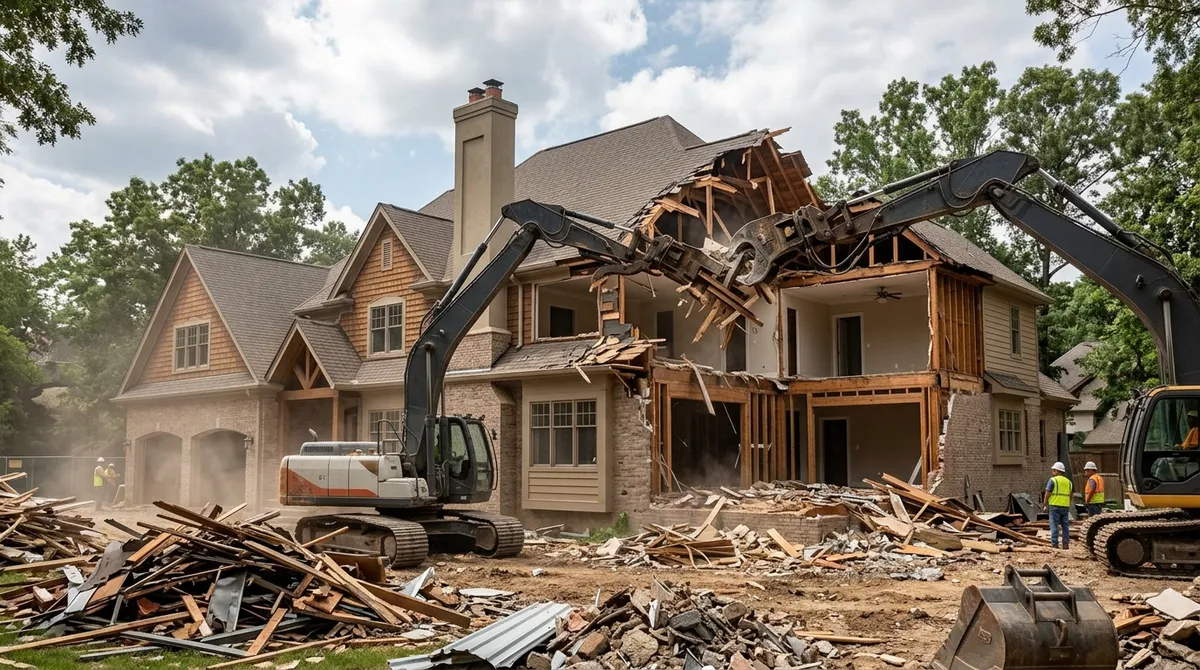 what does it cost to tear down a house