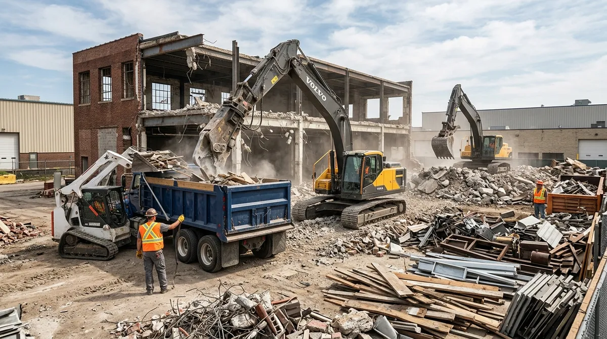 demolition and haul away