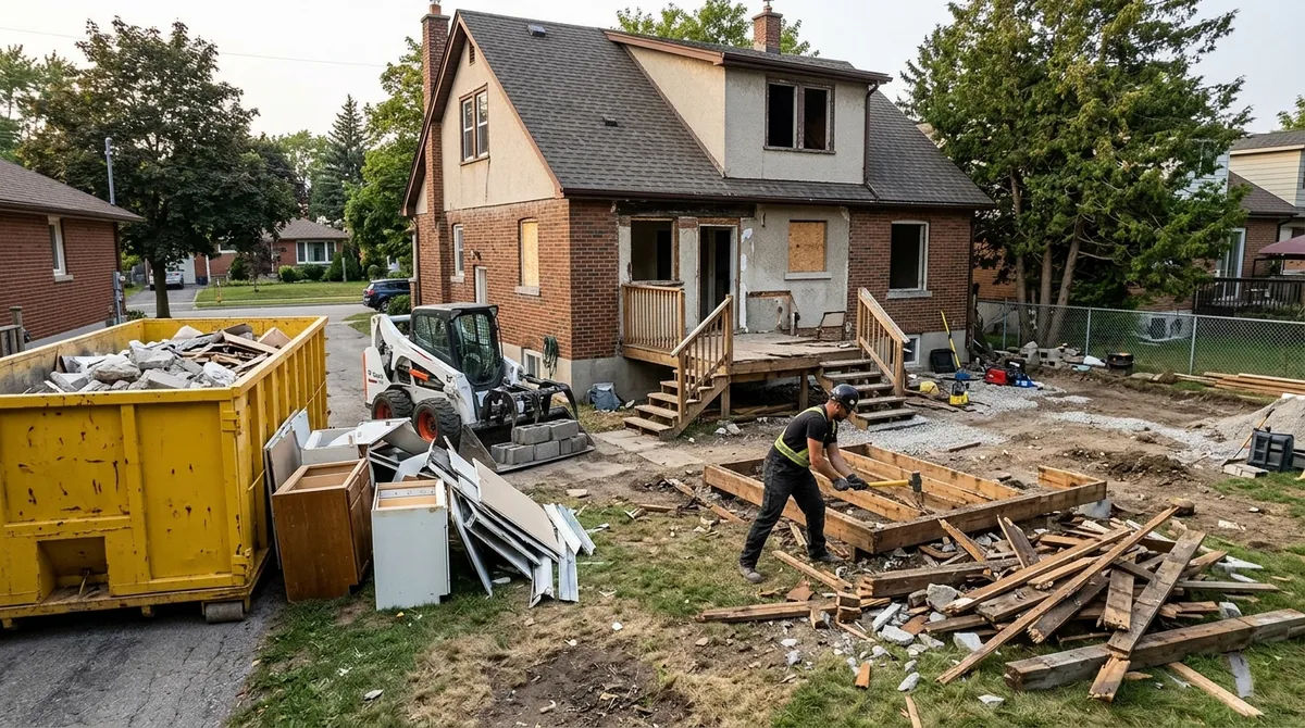 demolition and haul away