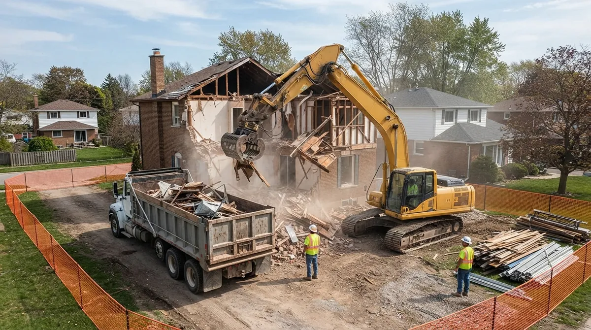 what does it cost to knock down a house