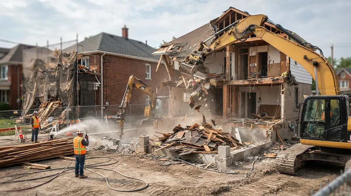 what does it cost to knock down a house