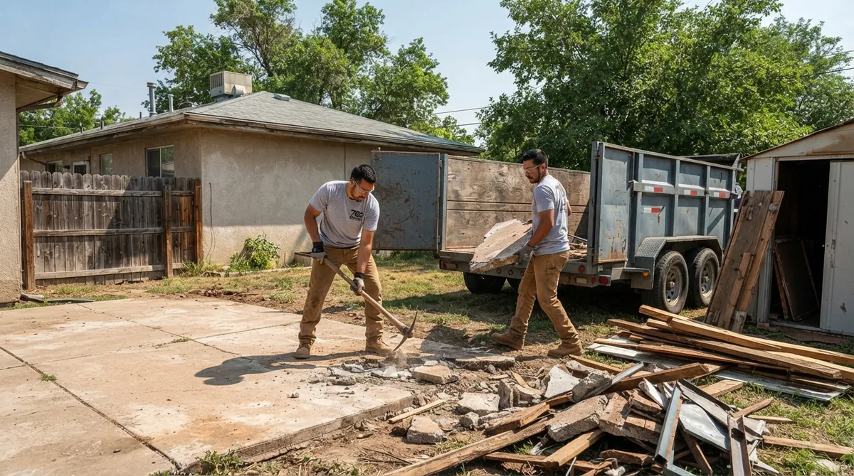 light demolition and hauling
