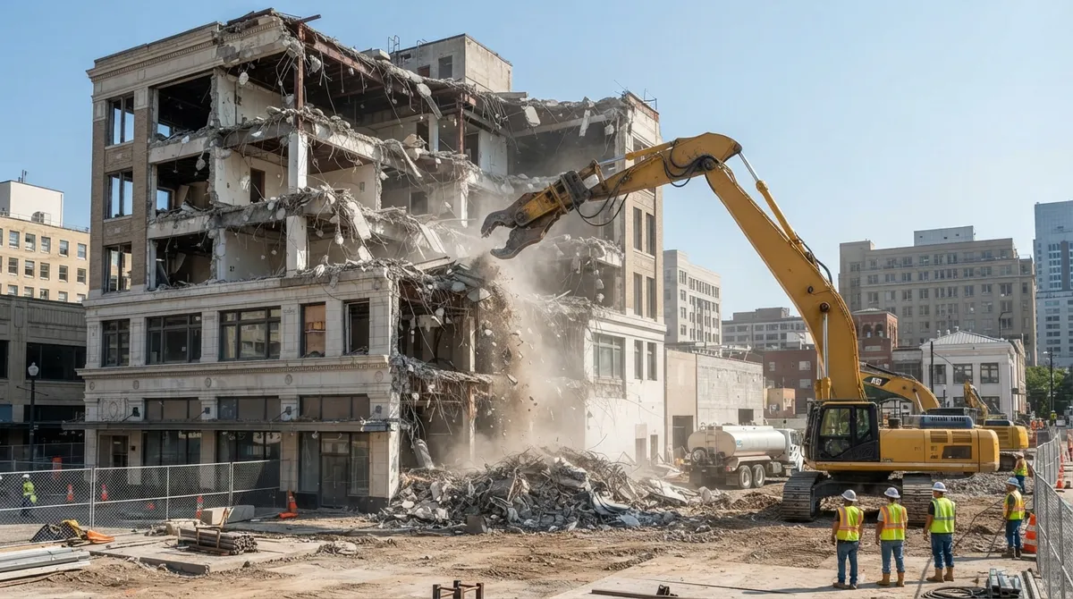 cost of demolition commercial building