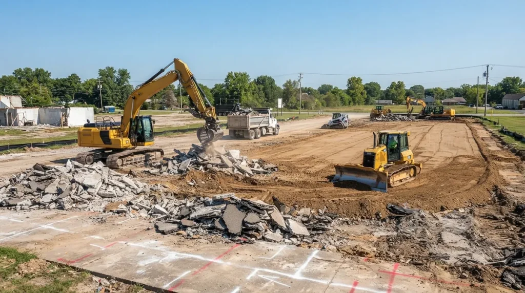 What Does Frank's Demo Grading and Hauling Cover?