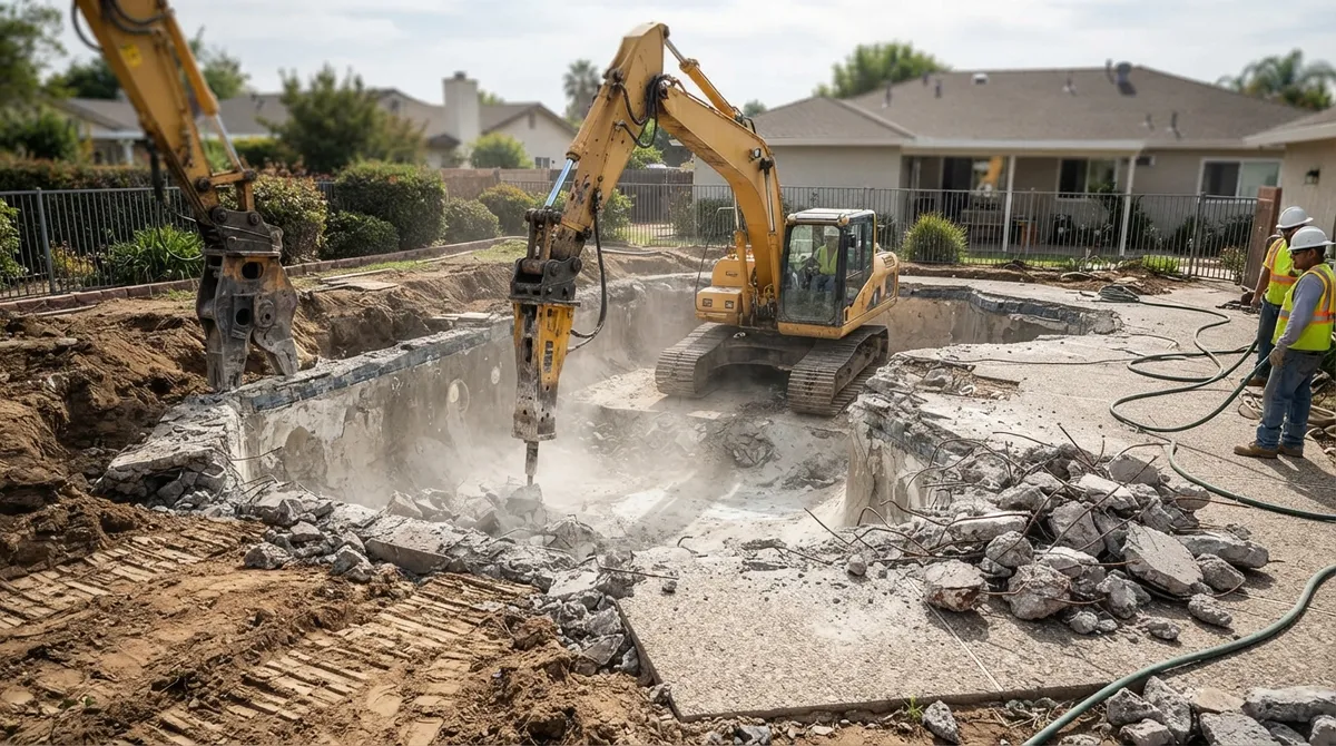 swimming pool removal