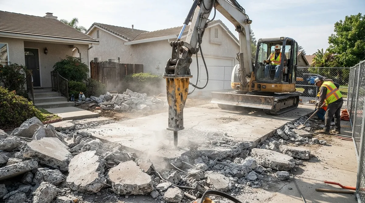 residential concrete demolition