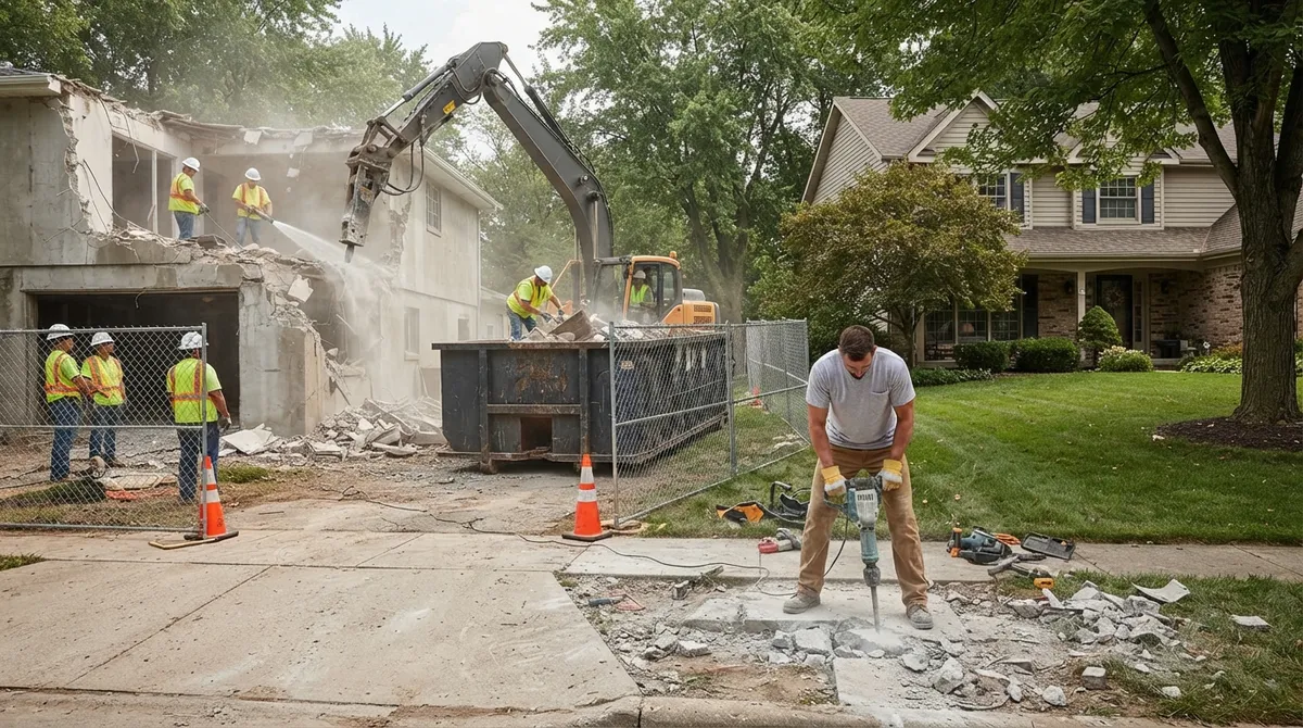 residential concrete demolition