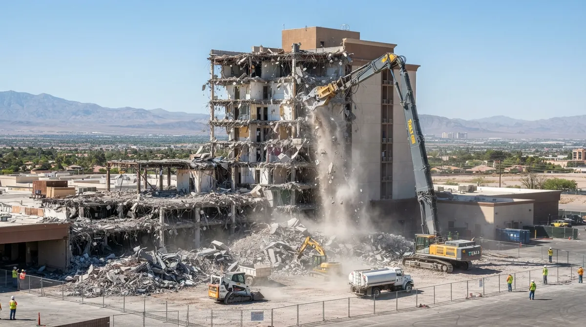 texas station las vegas demolition