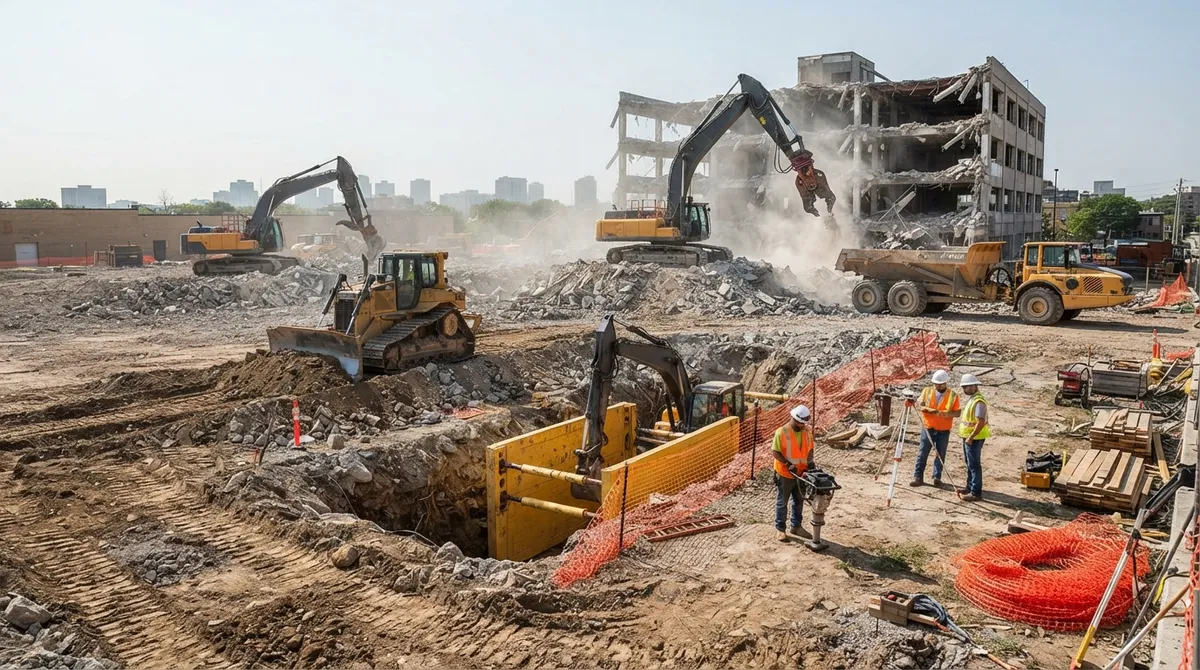 What Do Demolition and Excavation Services Include?