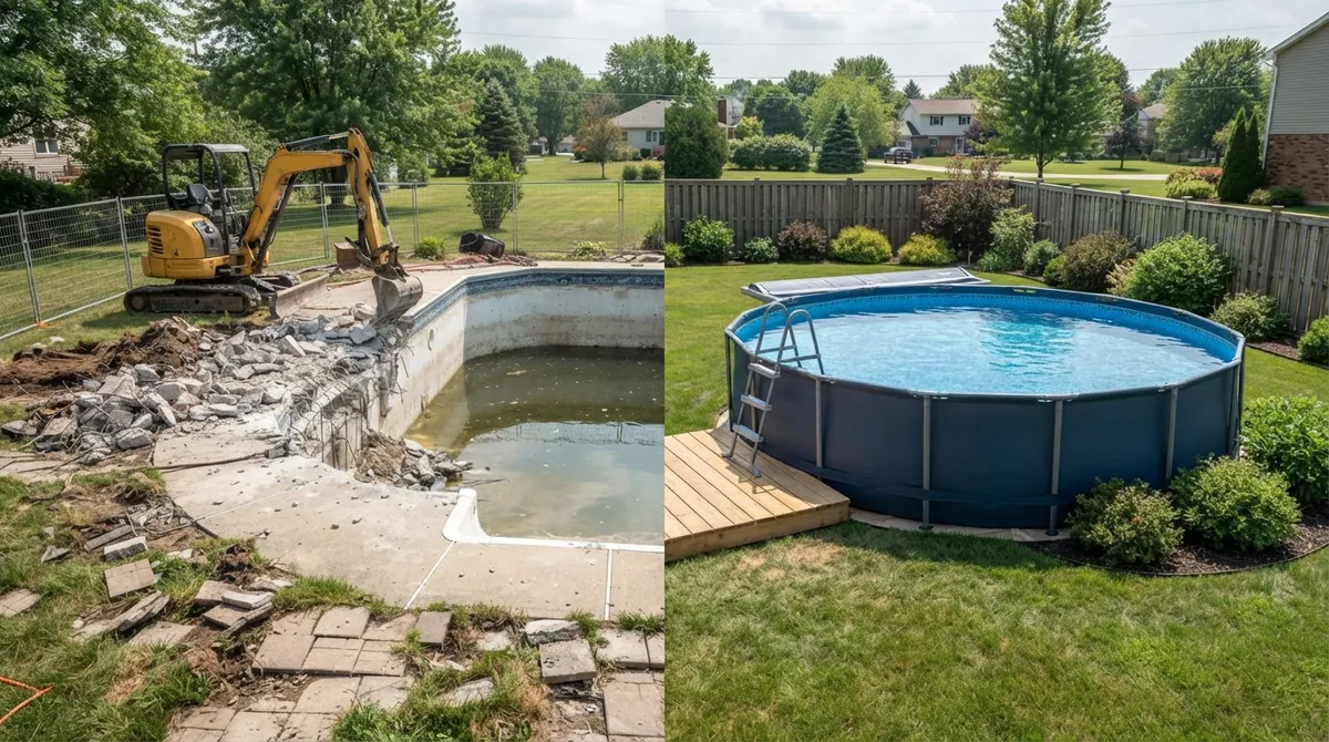 pool demolition cost