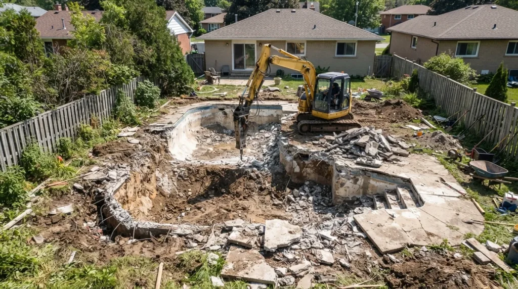 6 Pool Demolition Cost Factors Homeowners Face (2026)