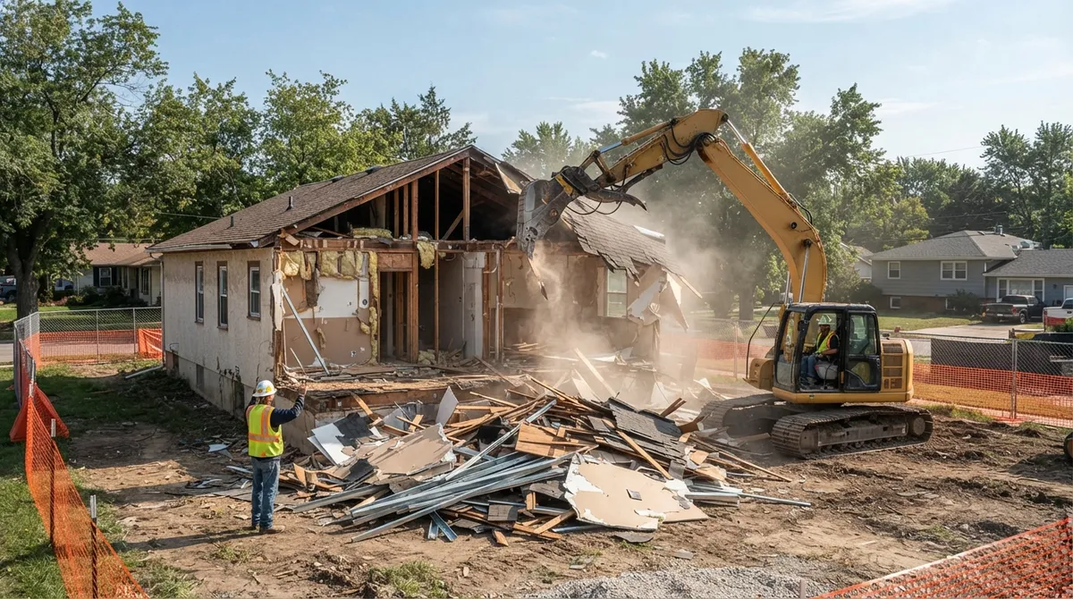 residential structure demolition