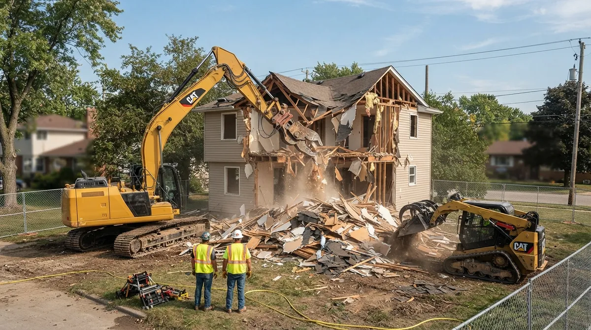 residential structure demolition