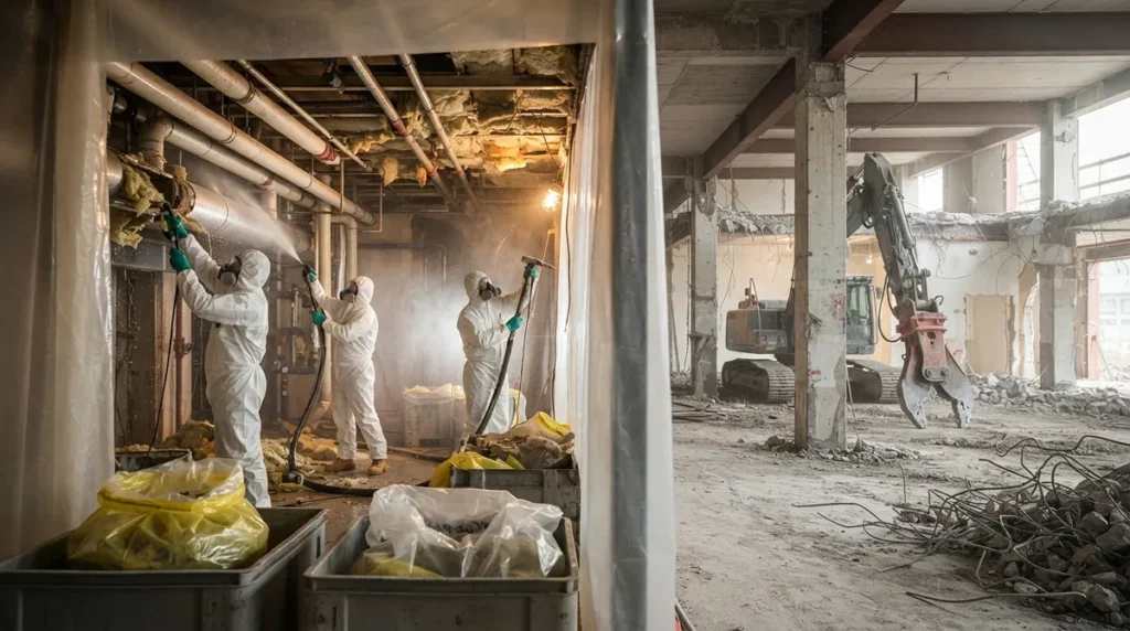 Why Does Asbestos Removal Come Before Demolition?
