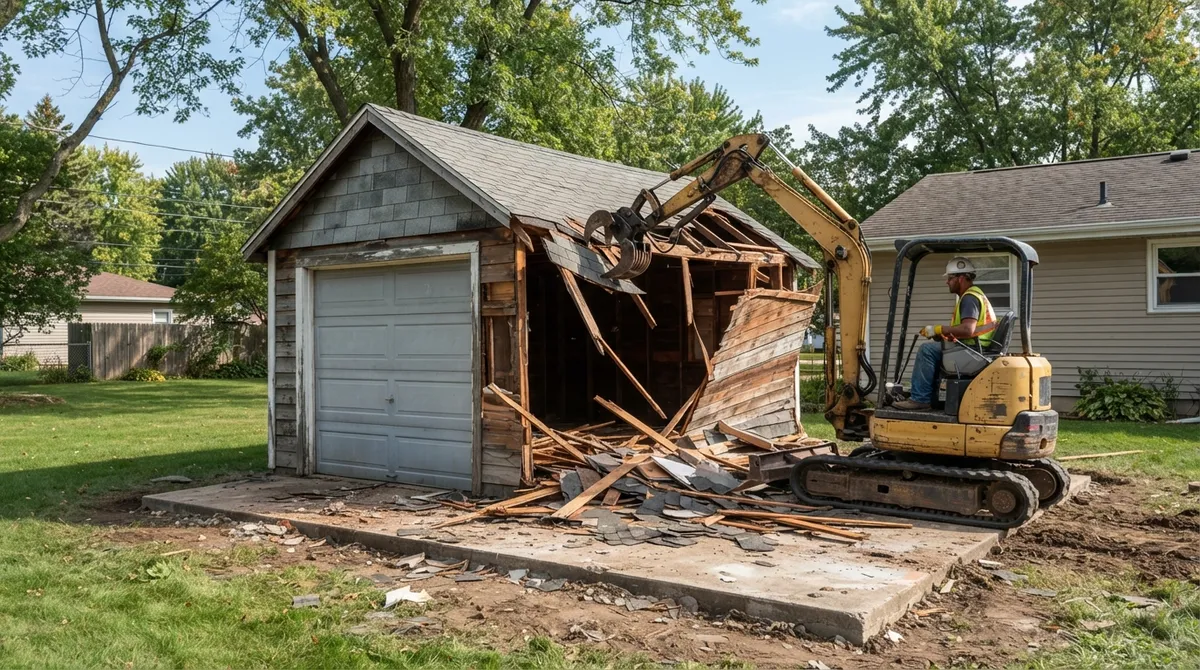 garage demolition cost