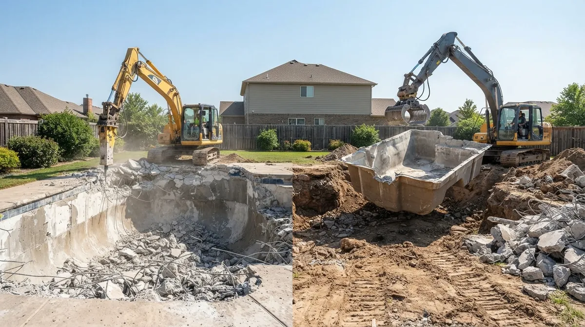 pool demolition and removal