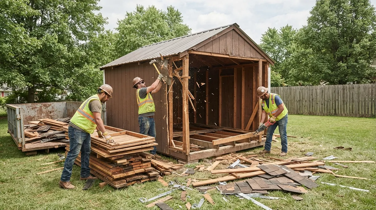 shed demolition services