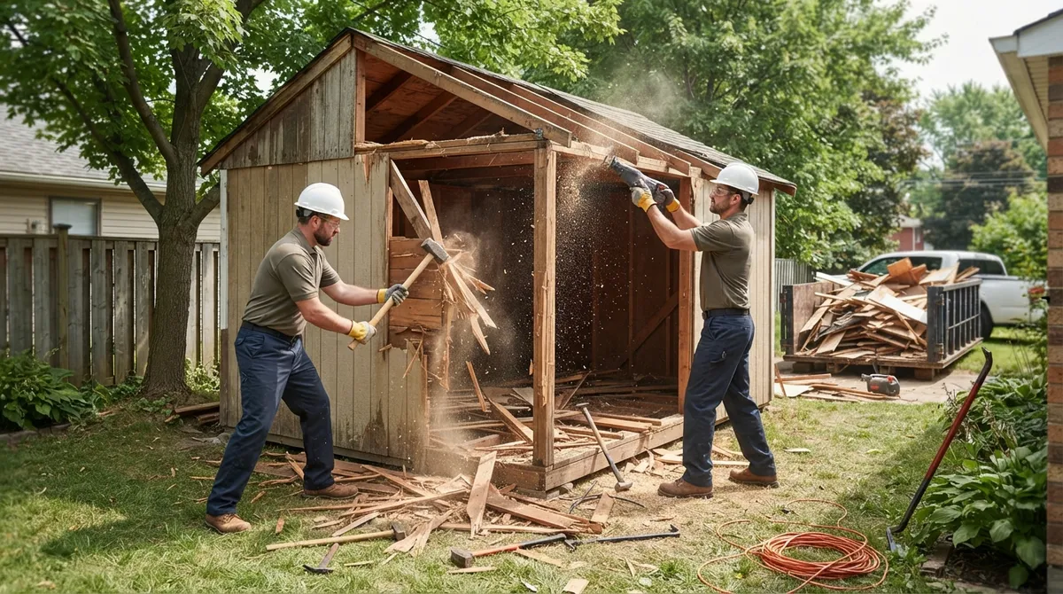 shed demolition services