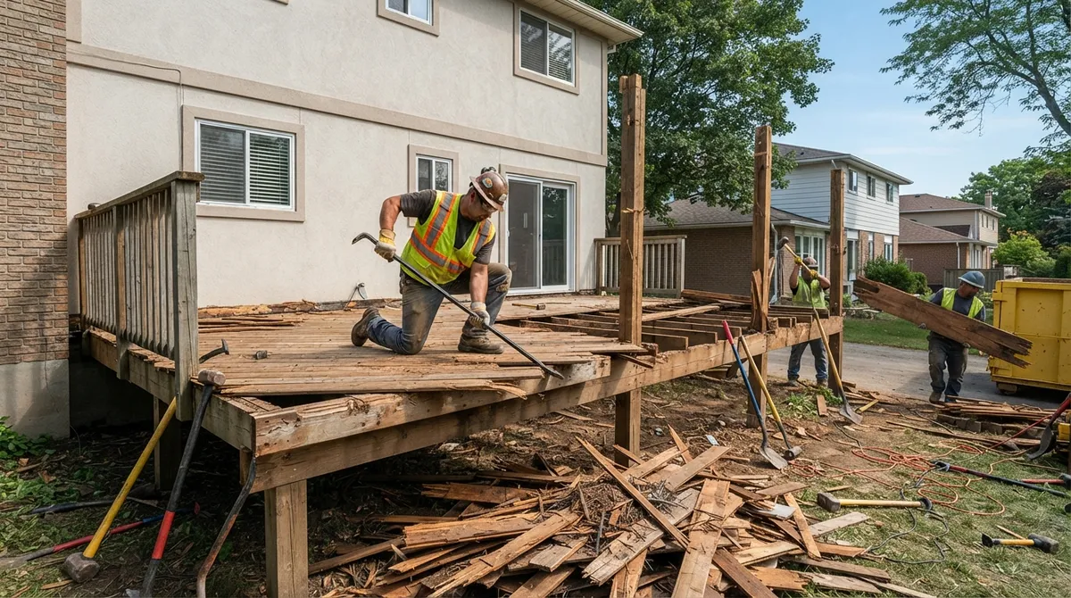 deck demolition and removal