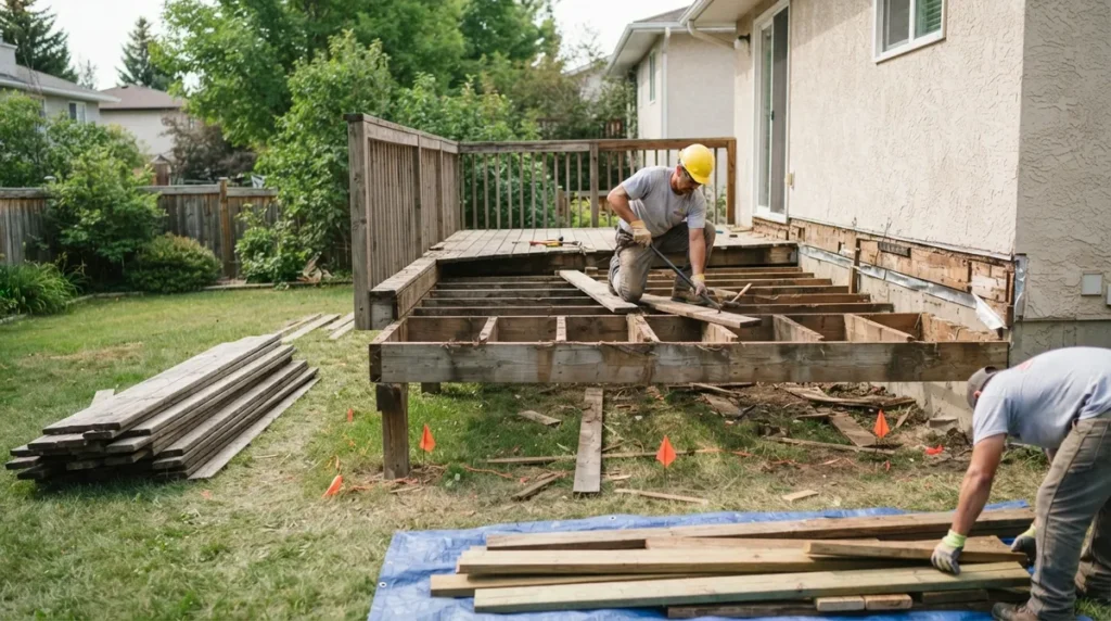 How Does Deck Demolition and Removal Actually Work?